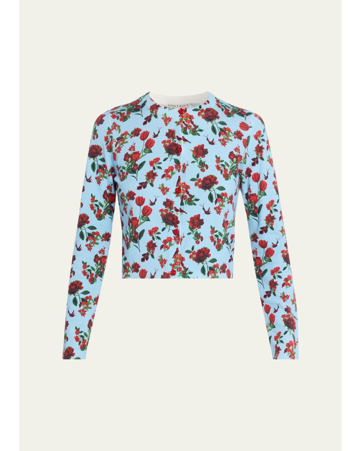 Carson Printed Cardigan