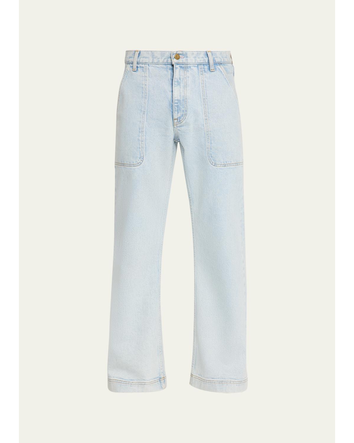 Men'S Utility Relaxed Flare Jeans