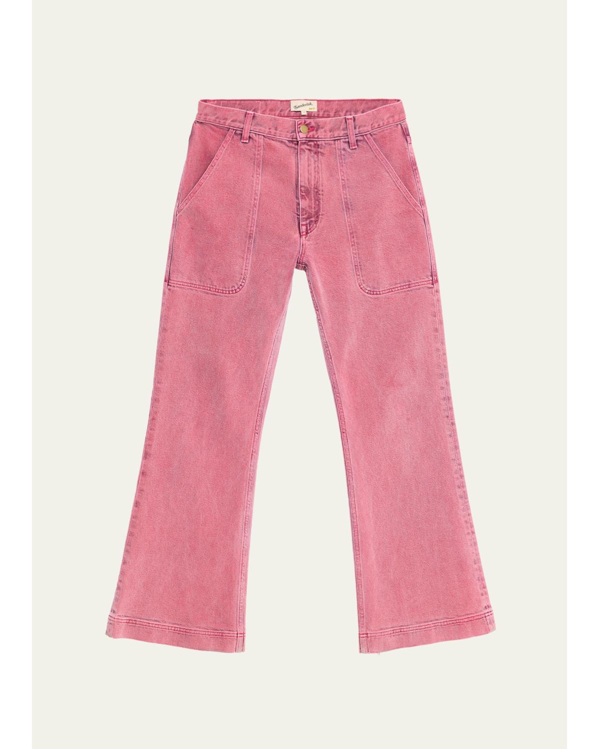 Men'S Utility Relaxed Flare Jeans
