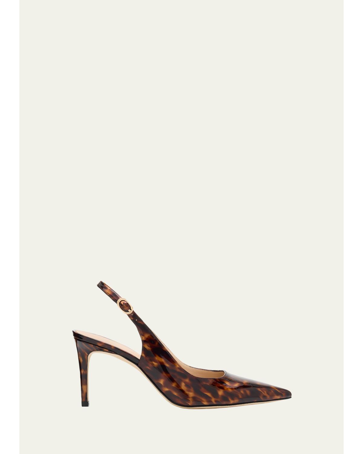 75Mm Stuart Power Tortoiseshell Slingback