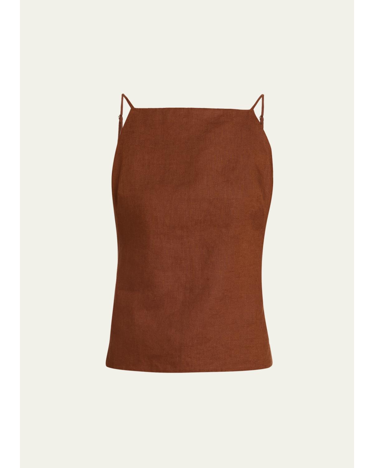 Reese Strappy Open-Back Top
