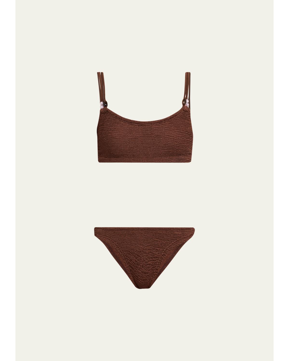 Cassie Beaded Two-Piece Swimsuit