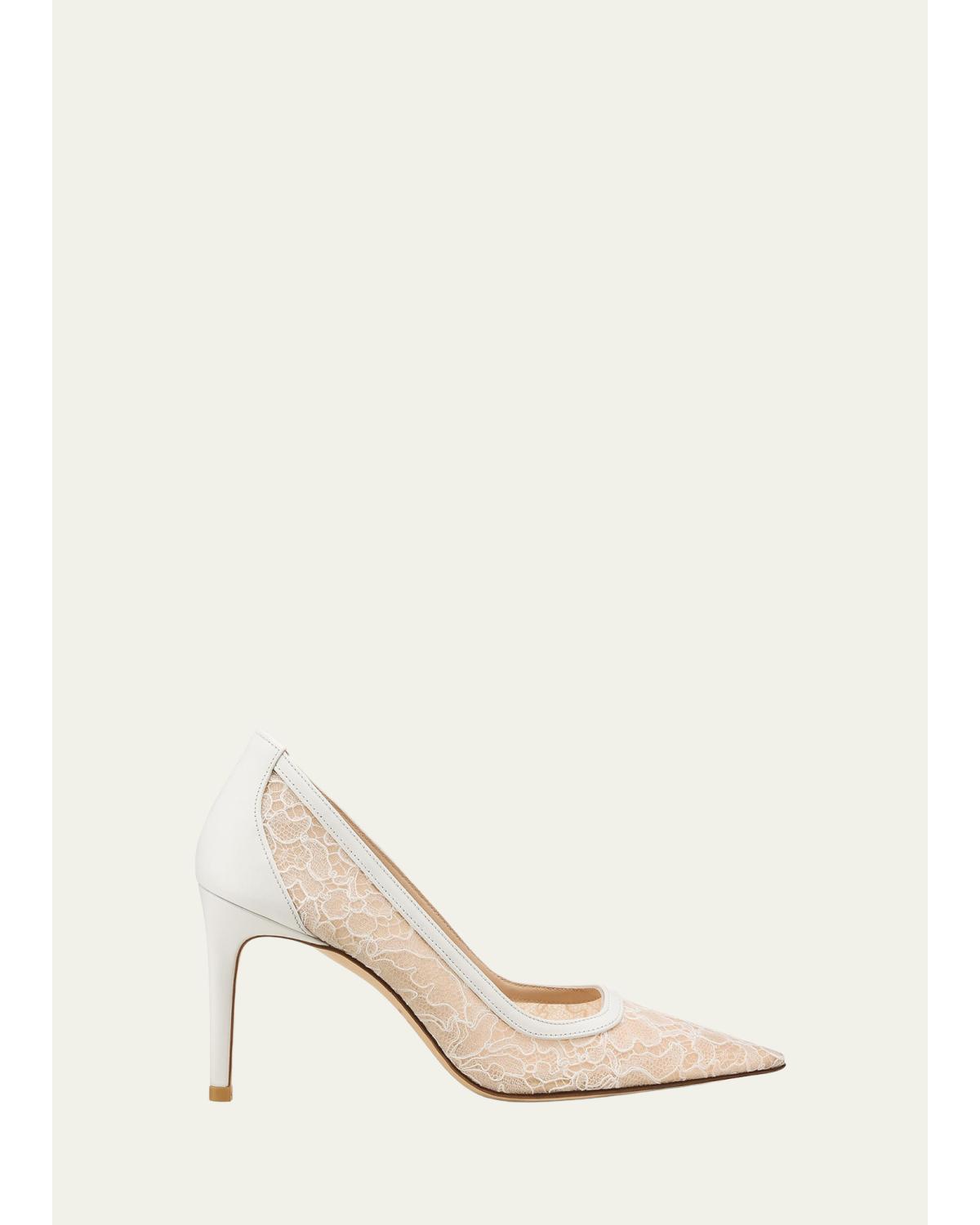 85mm Stuart Power Lace Pumps