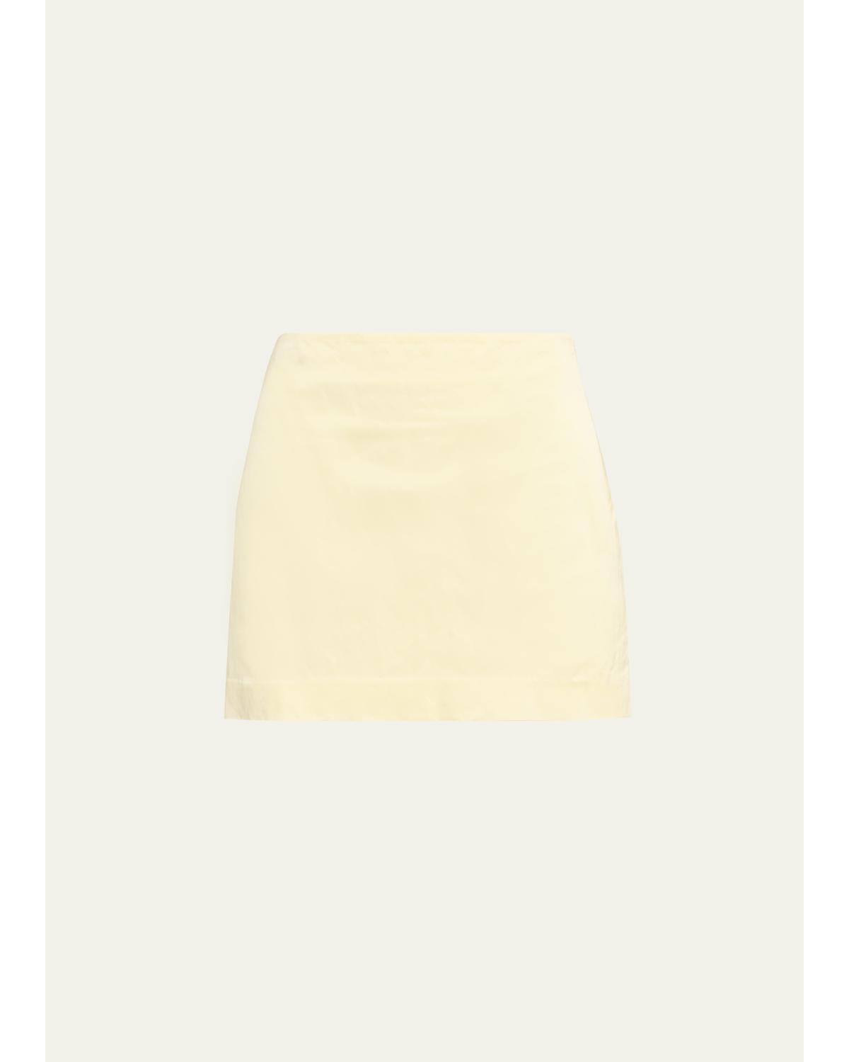 Petra Satin Mini Skirt