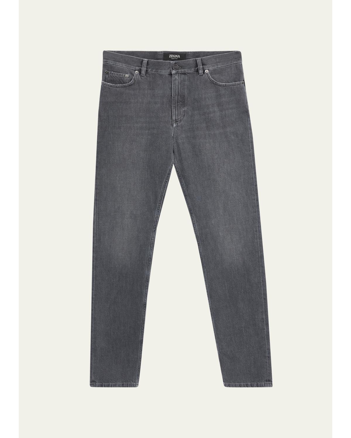 Men'S City Grey Denim Slim