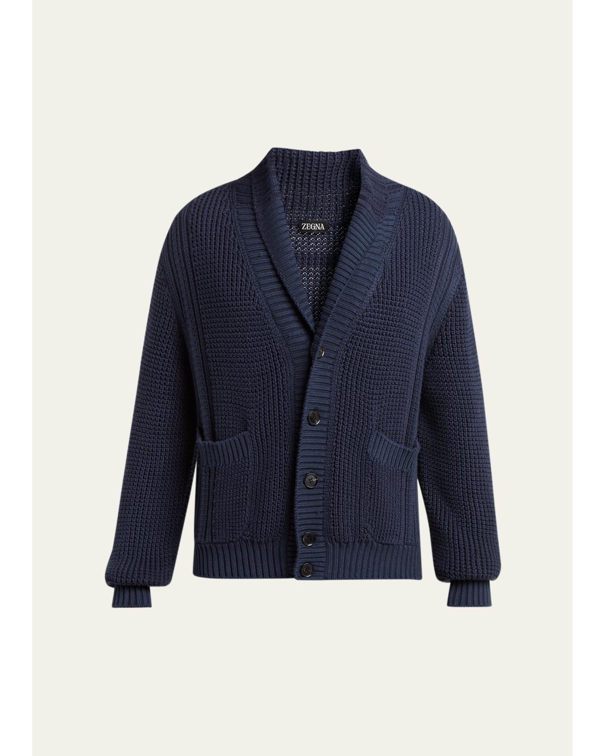 Men'S Cotton And Cardigan