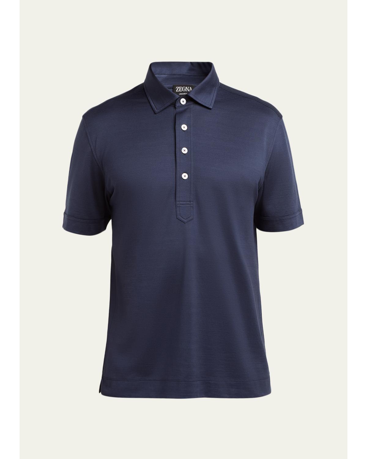 Men'S Leggerissimo Cotton And Polo Shirt