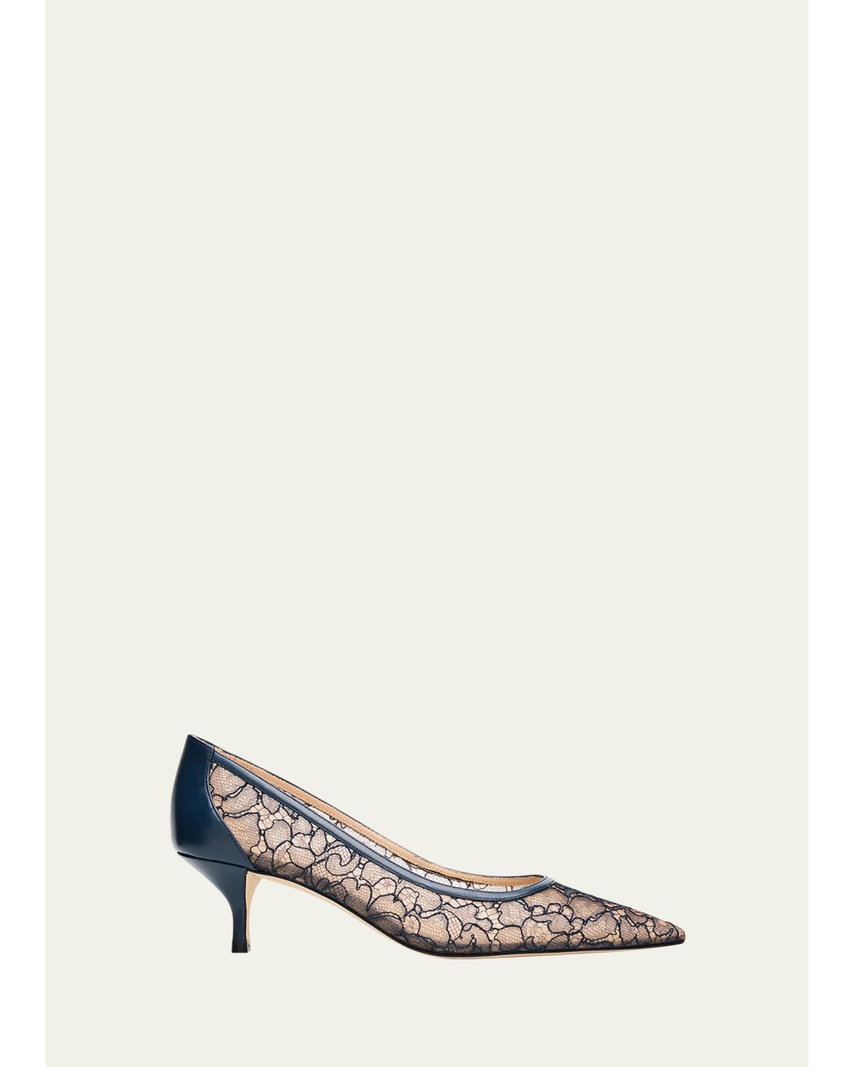 50Mm Stuart Power Lace Pumps