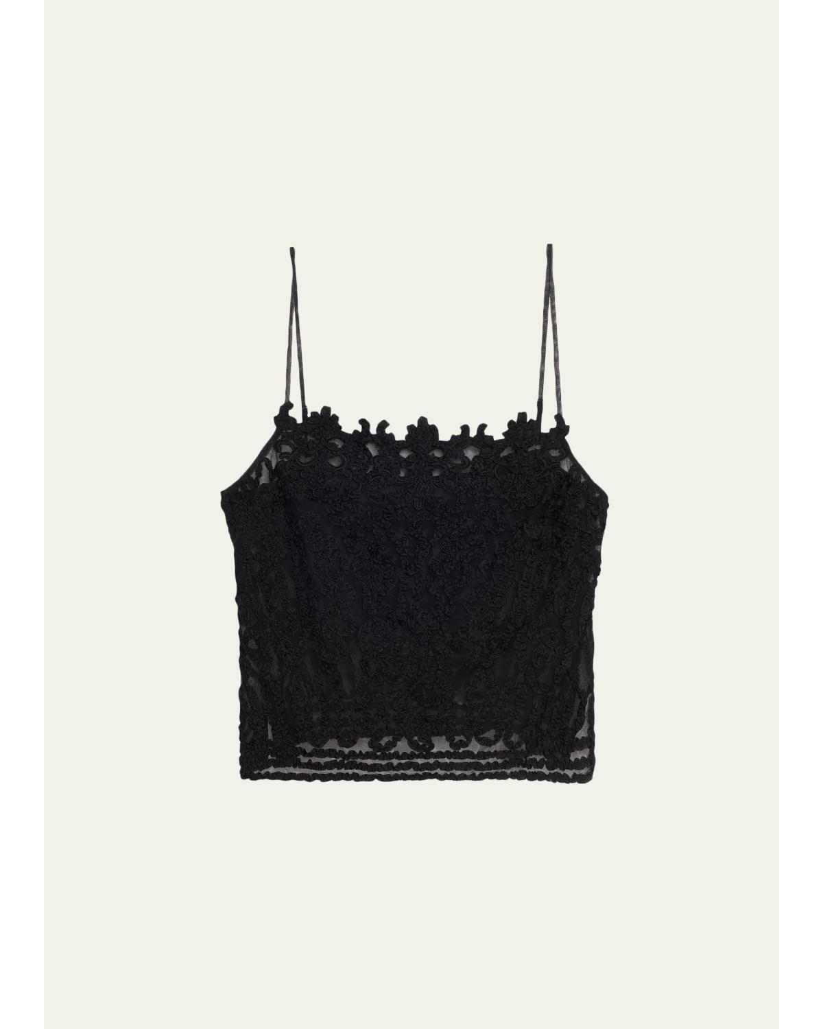 Giselle Square-Neck Ribbon Blouse