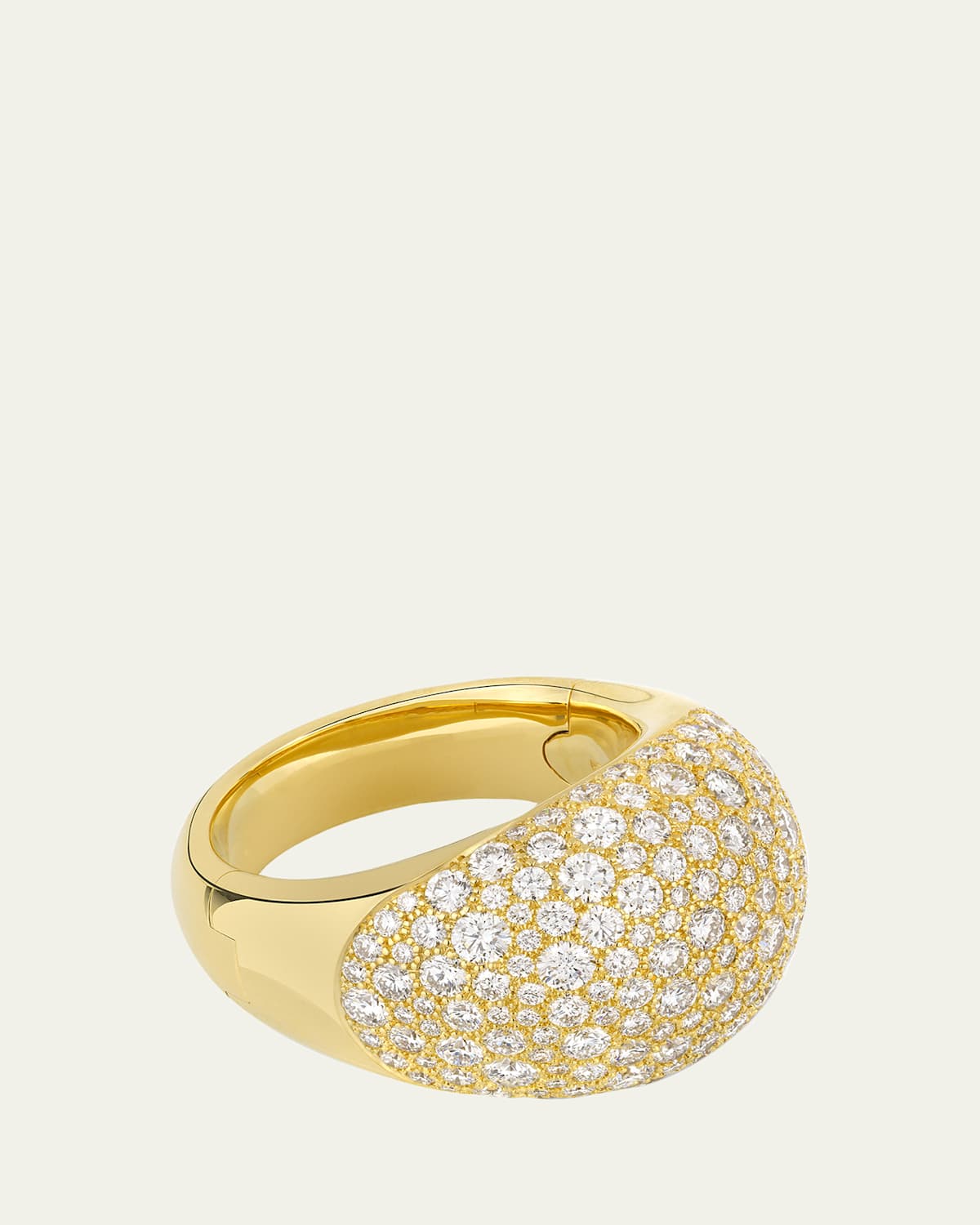 Paul Morelli 18K Diamond Pave Ultimate Gold Ring