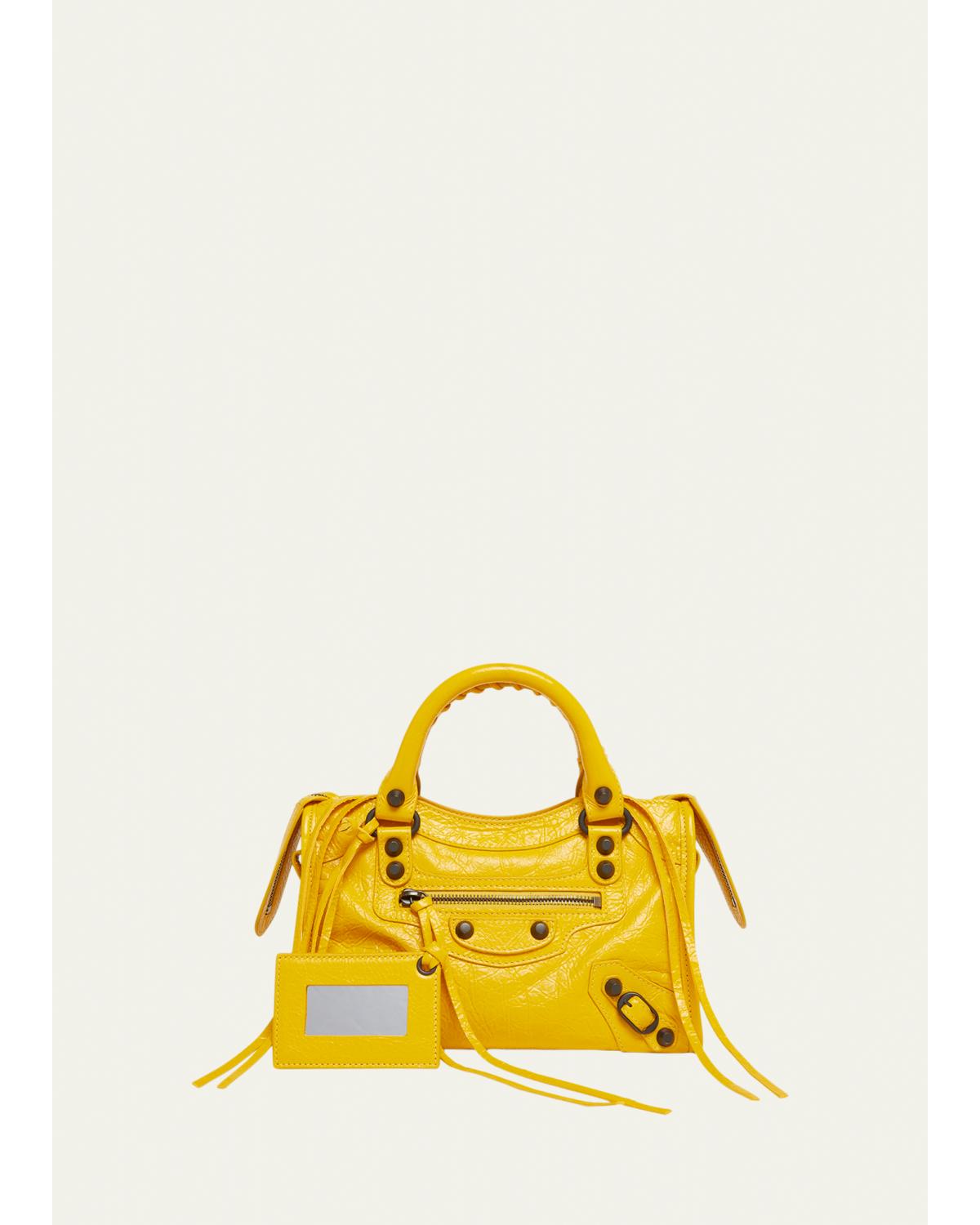 Le City Mini Leather Top-Handle Bag