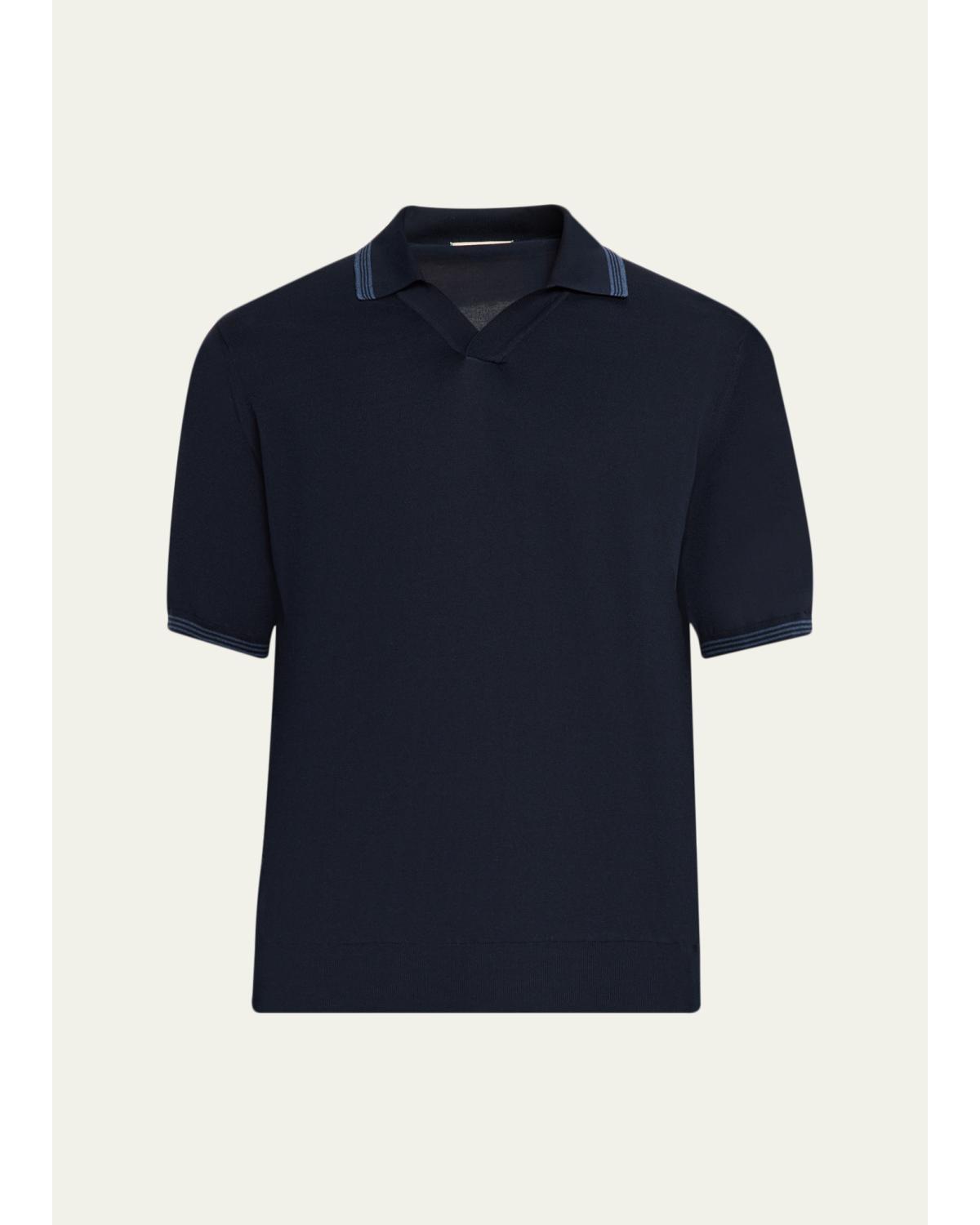 Men'S Giza Cotton Polo