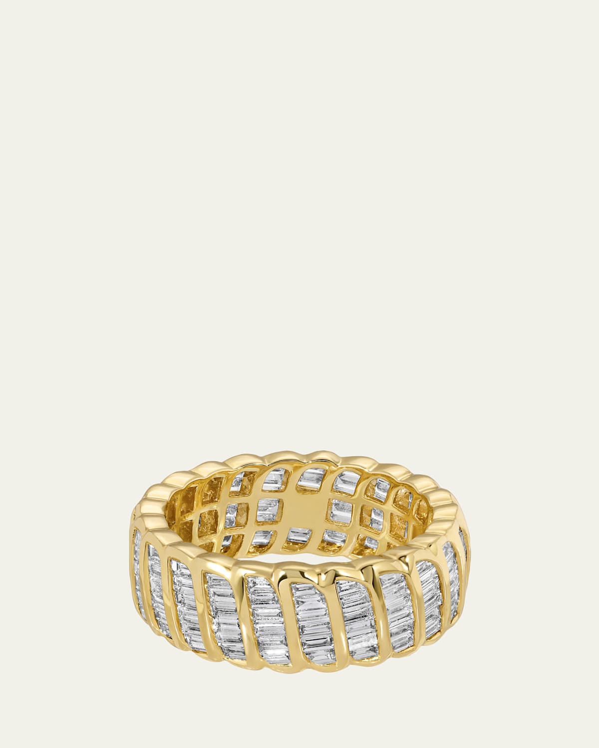 Anita Ko 1K Yellow Gold Large Baguette Diamond Zoe Ring
