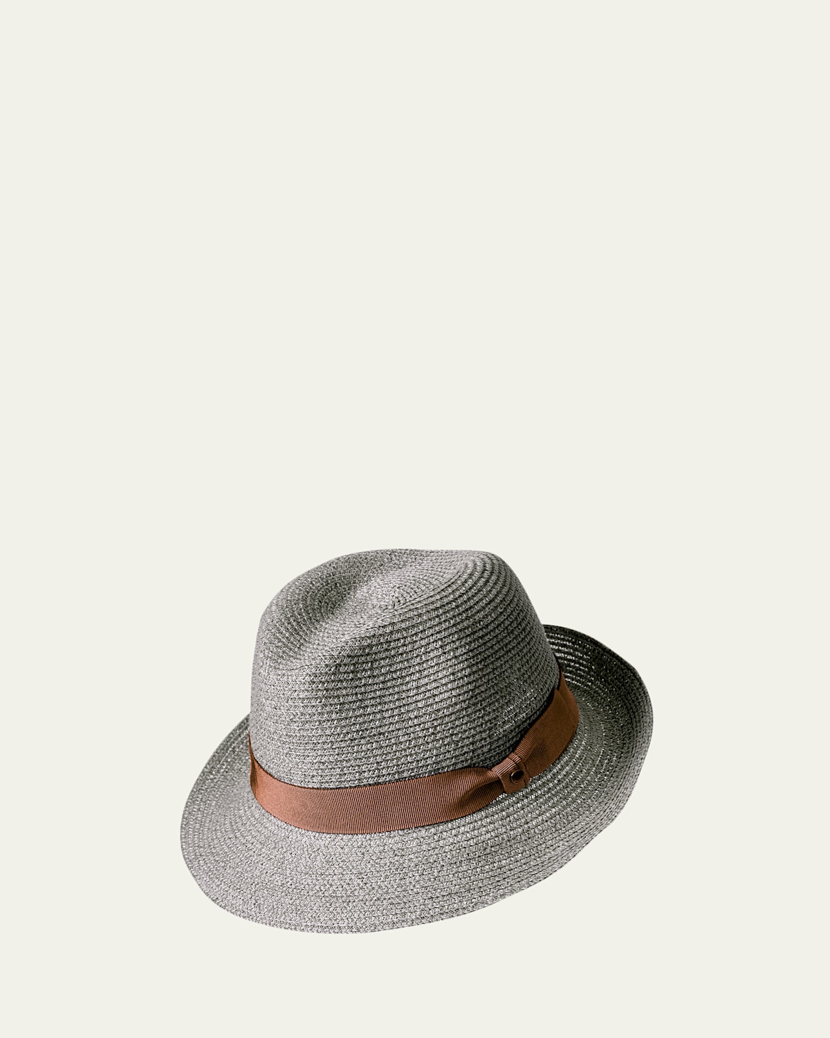 Inverni Men's Small-brim Woven Hemp Panama Hat
