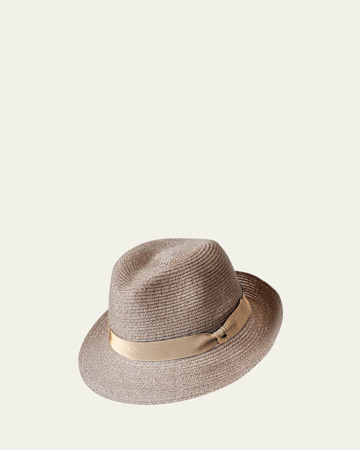 Inverni Men's Small-brim Woven Hemp Panama Hat