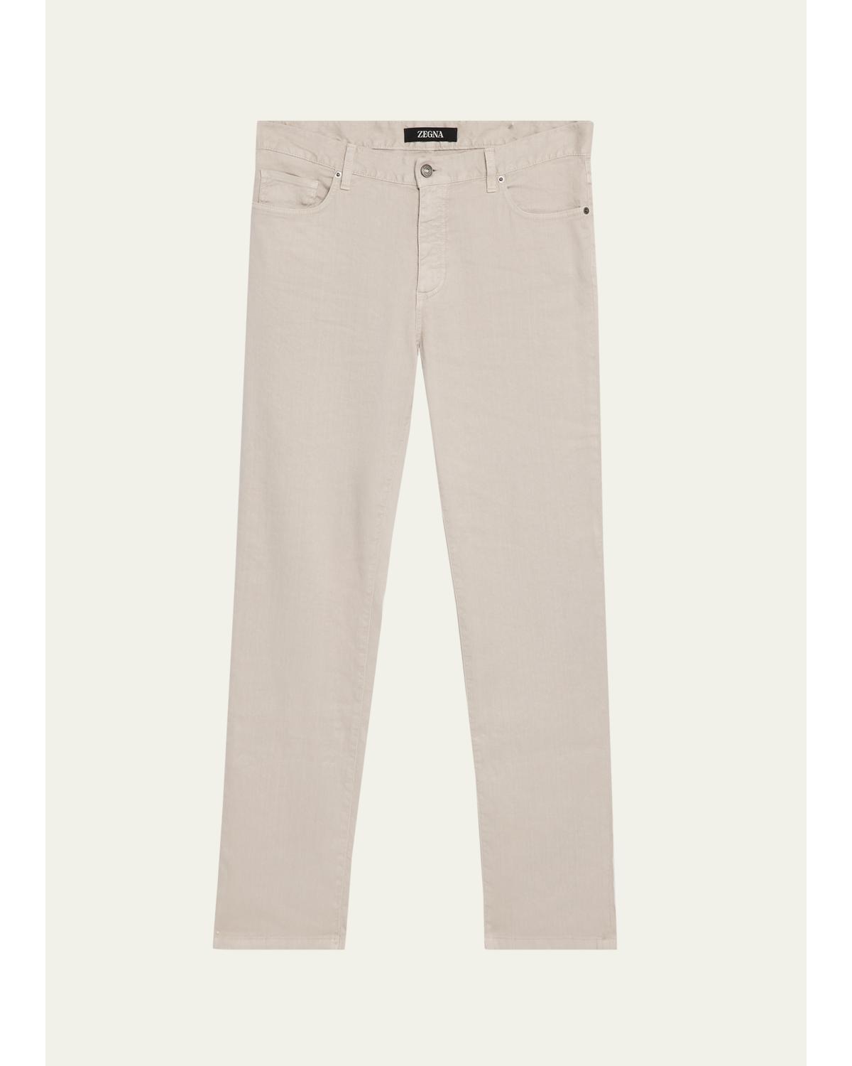 Men'S Stretch Straight Leg Five-Pocket Pants