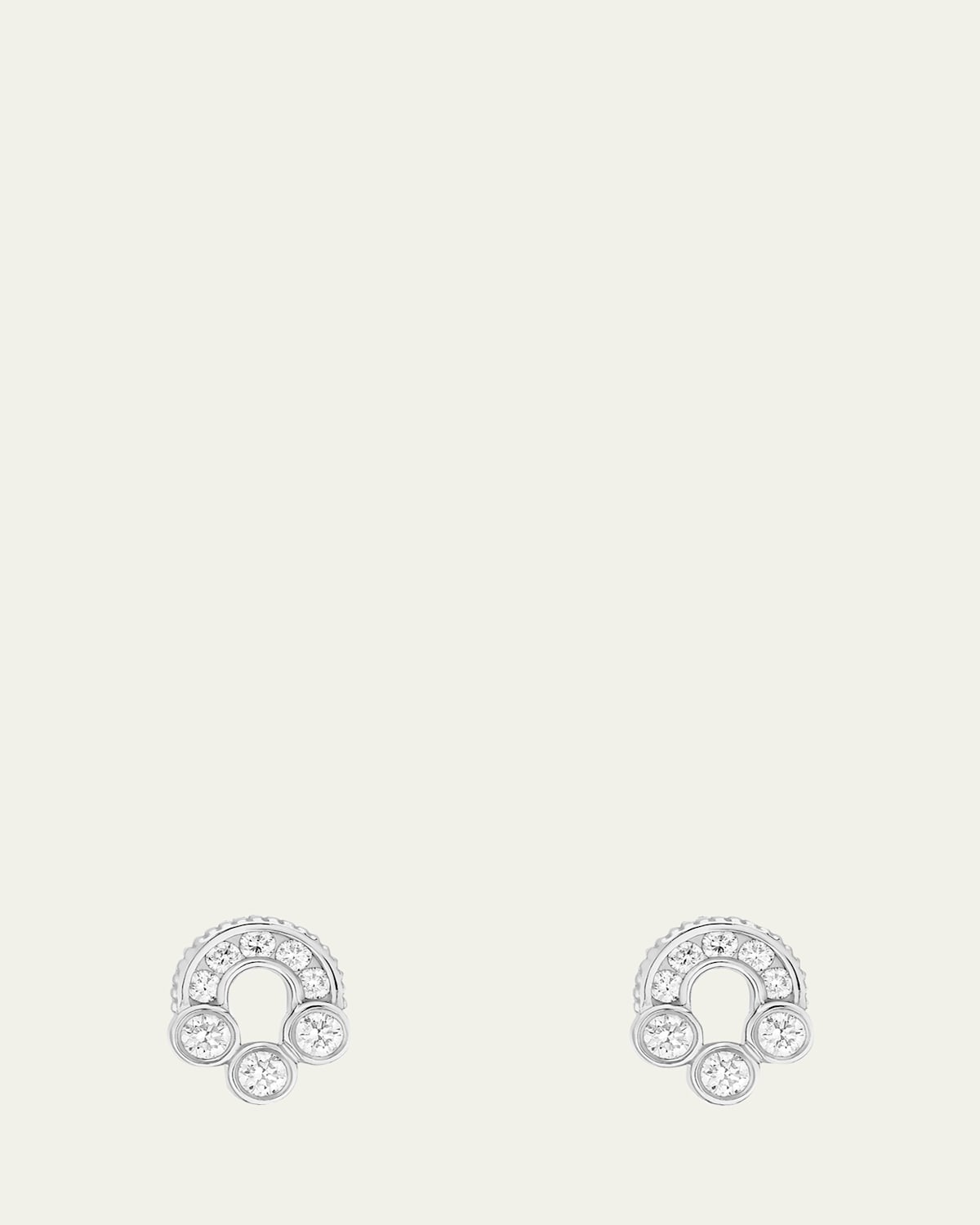 Viltier Magnetic 18K White Gold & 0.66 TCW Diamond Stud Earrings