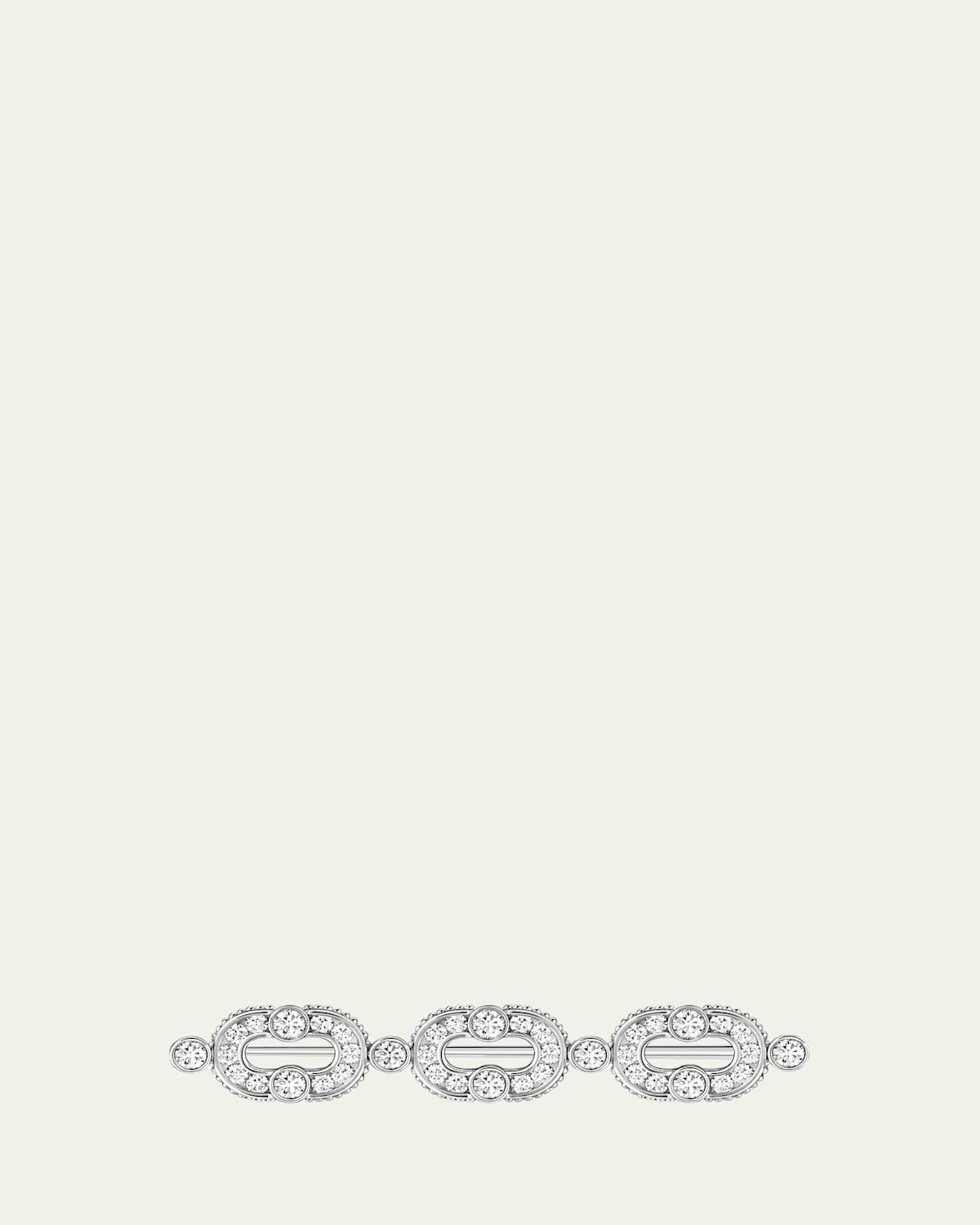 Viltier Magnetic 18K White Gold & 1.60 TCW Diamond Brooch