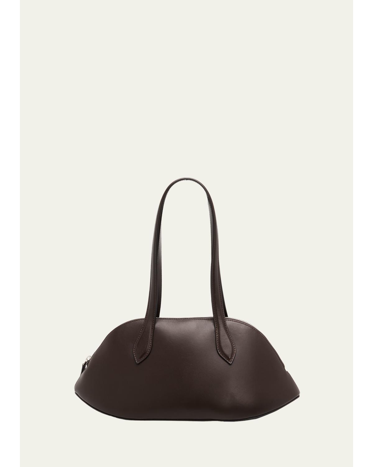 Cosmo Leather Bowling Shoulder Bag