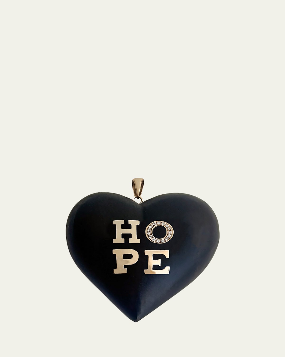 Hope Ebony And Diamond Pendant