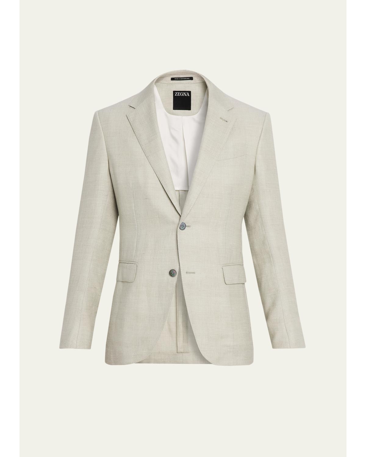 Men'S Cashmere Single-Breasted Sport Coat