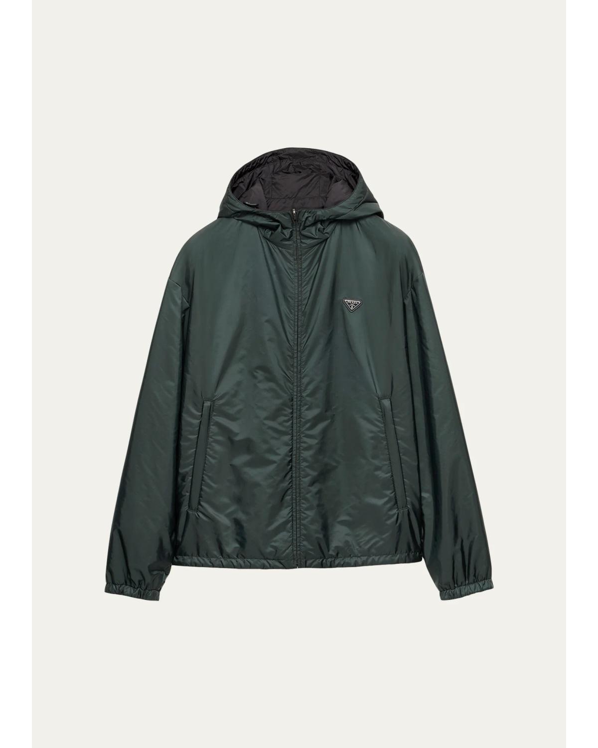 Men'S Re-Nylon Hooded Full-Zip Jacket
