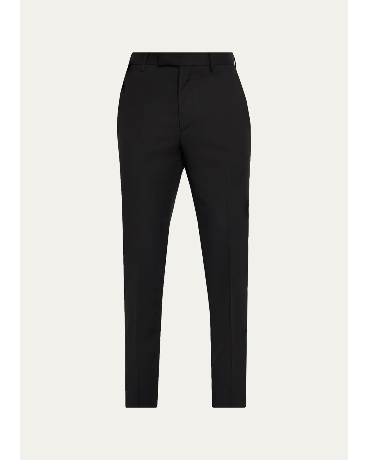 Men'S Roma Tapered-Leg Tuxedo Trousers