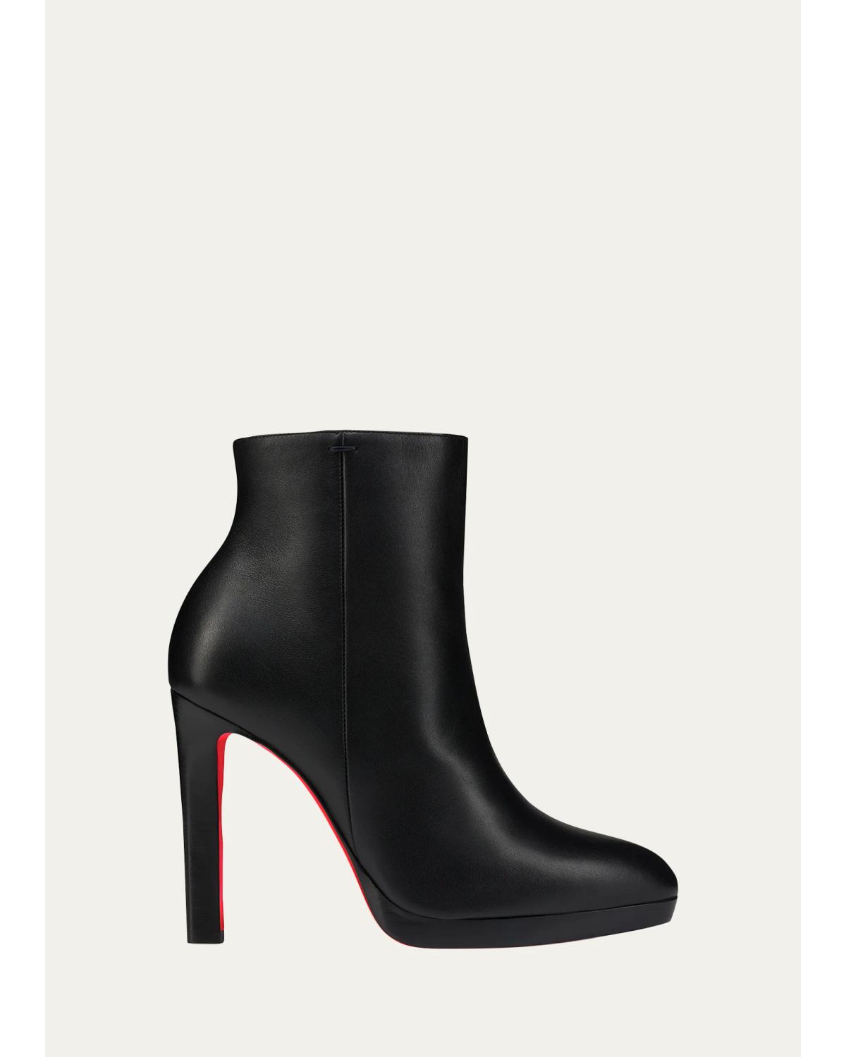 120Mm Fannylove Leather Booties