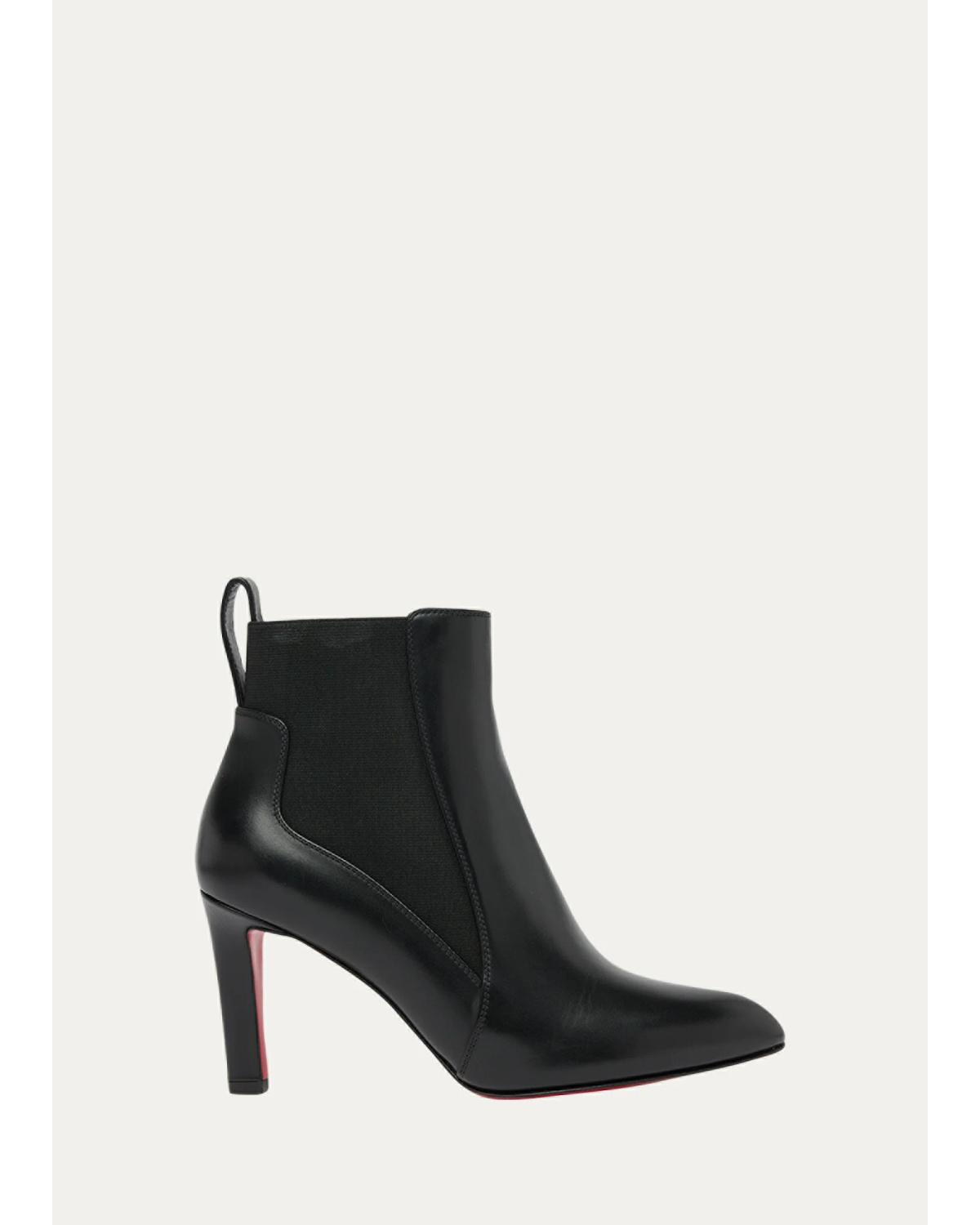 85Mm Fannylove Leather Chelsea Booties