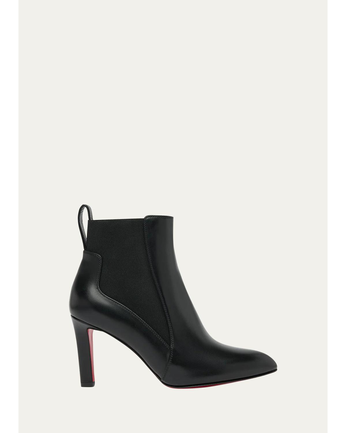 85Mm Fannylove Leather Chelsea Booties