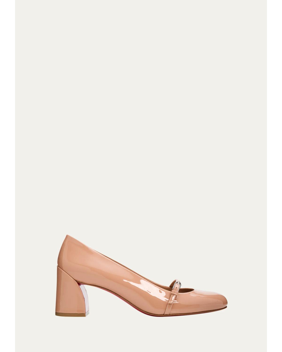 55Mm Jane Nina Patent Leather Mary Jane Pumps