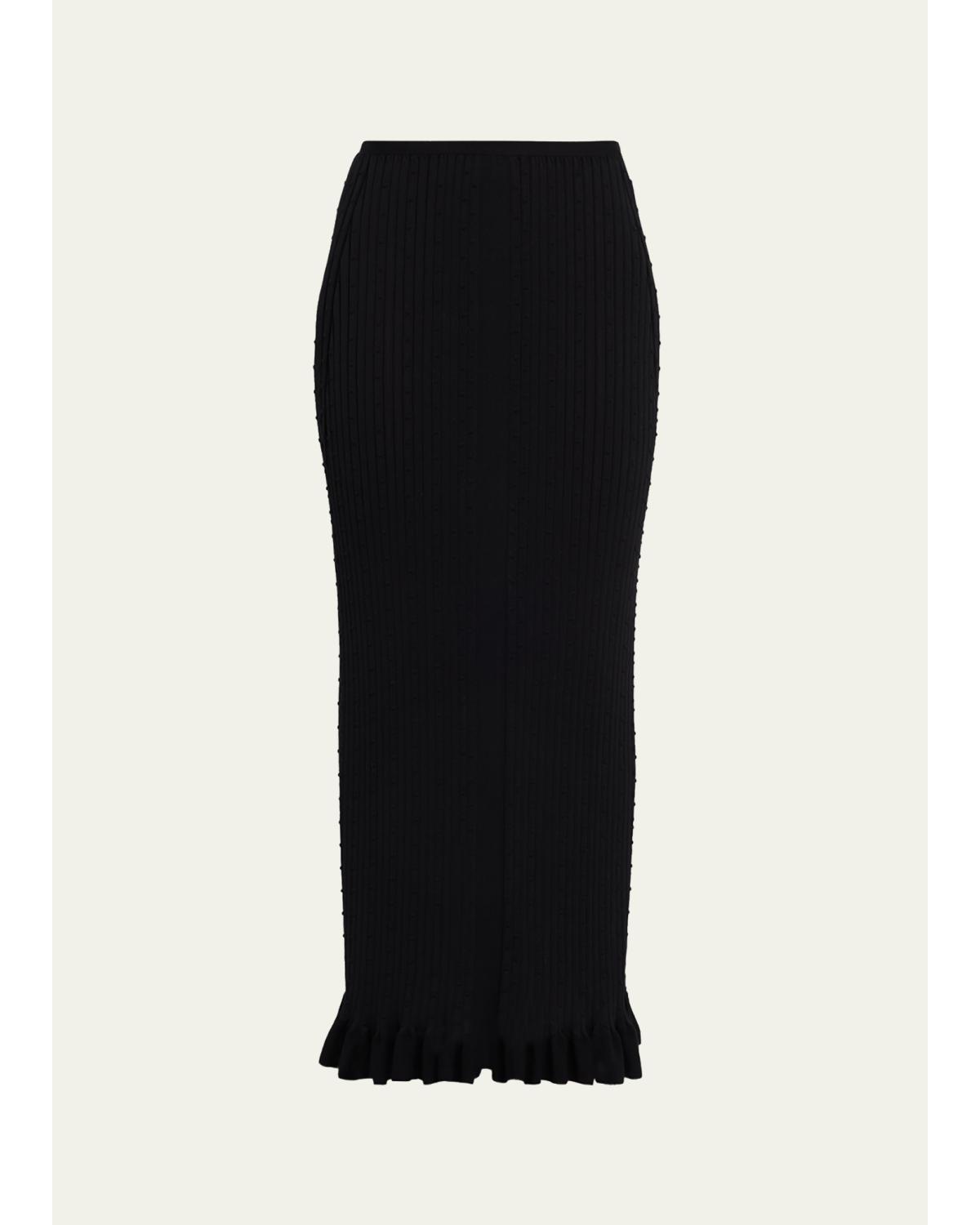 Monet Ribbed Maxi Skirt