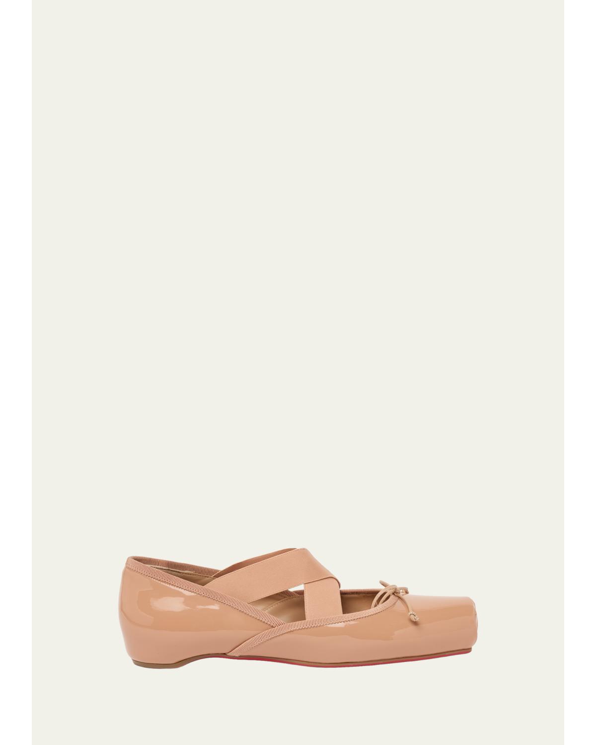 Cassiasticina Patent Leather Ballerina Flats