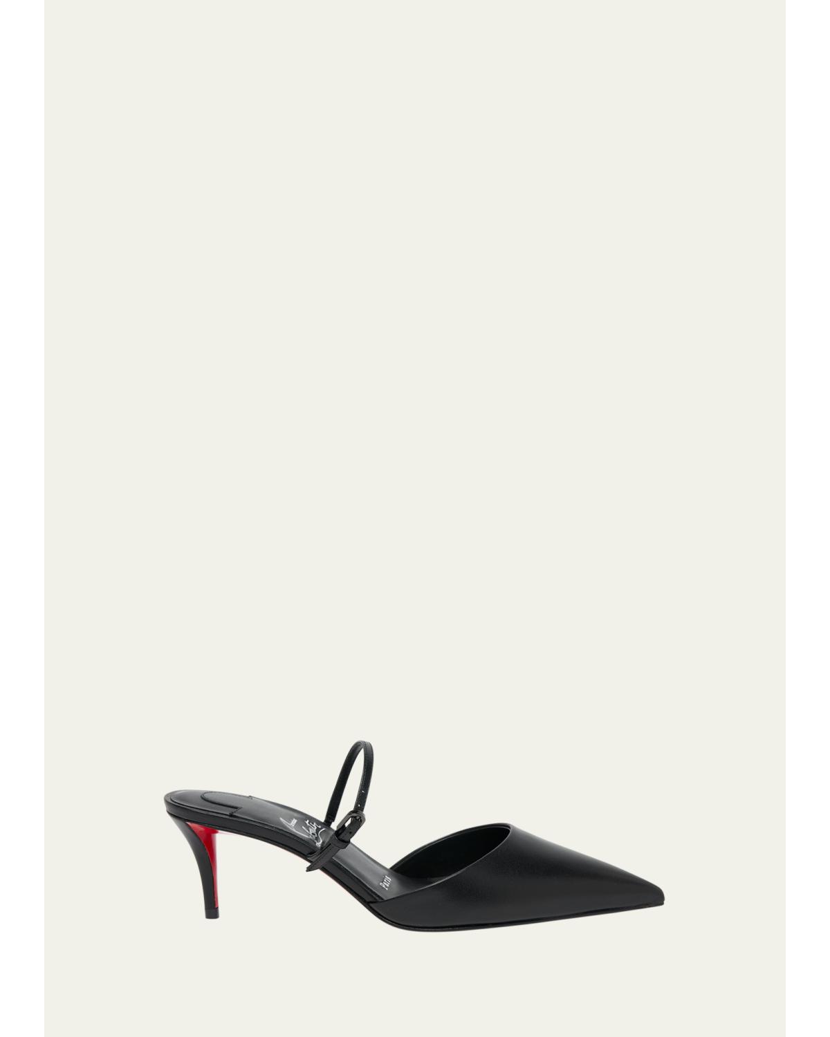 60Mm Milena Leather Mule Pumps