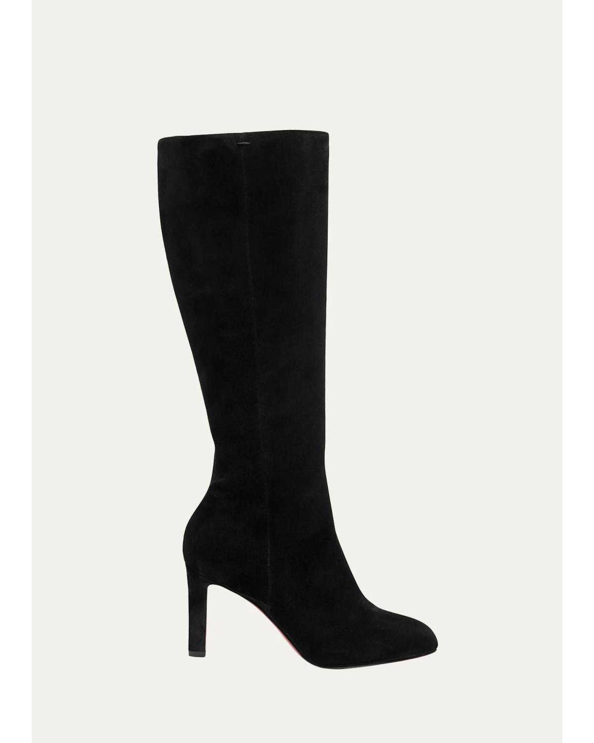 85mm Fannylove Suede Knee-High Boots