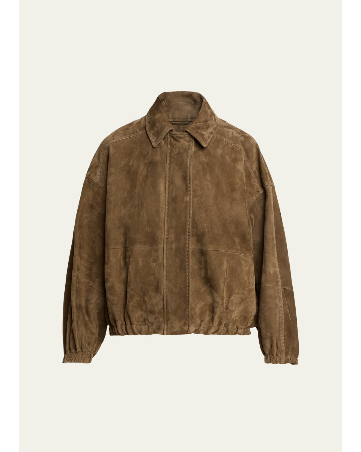 Suede Zip Jacket