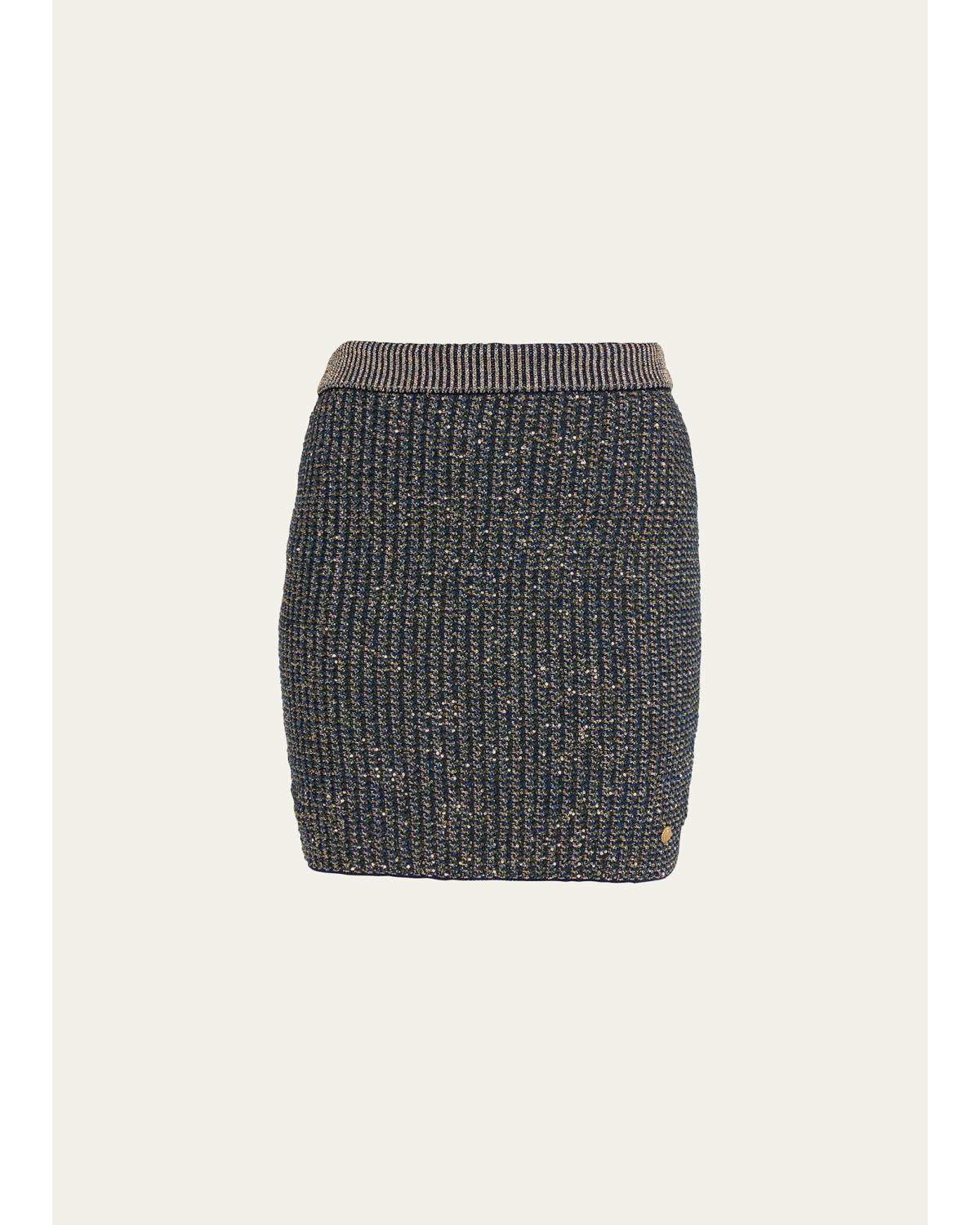 Glittered Tweed Mini