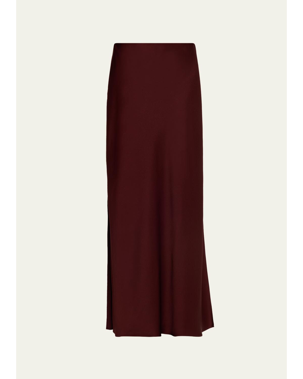 Long Double-Vent Skirt