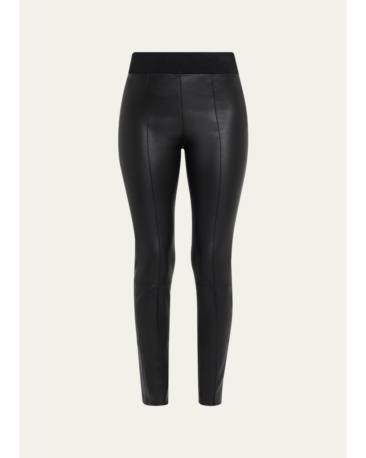 Leather Ankle Pants