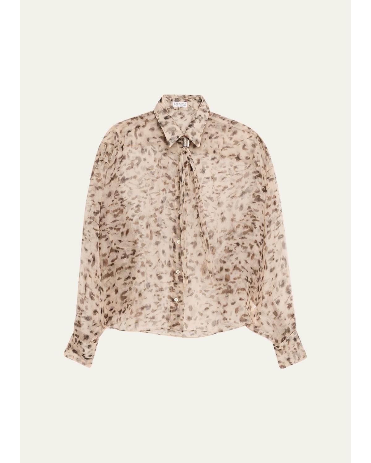 Silk Chiffon Shirt