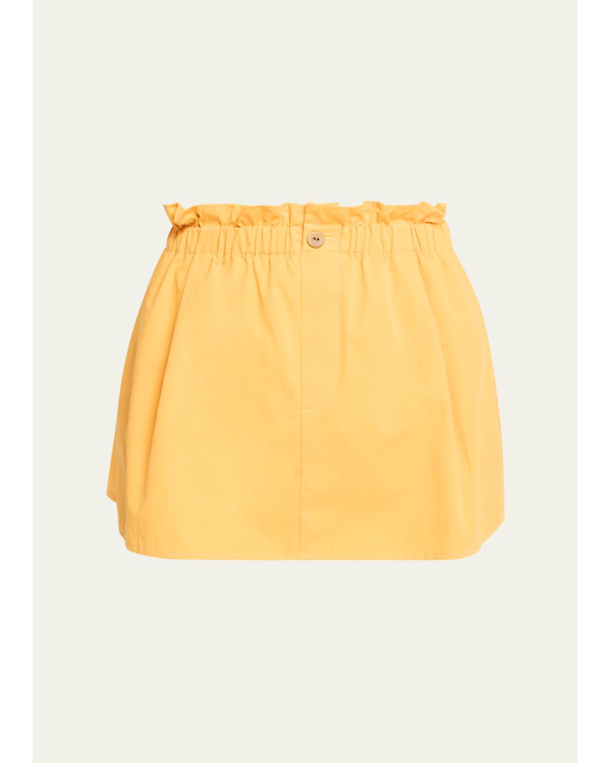 Mid-Rise Cotton Mini