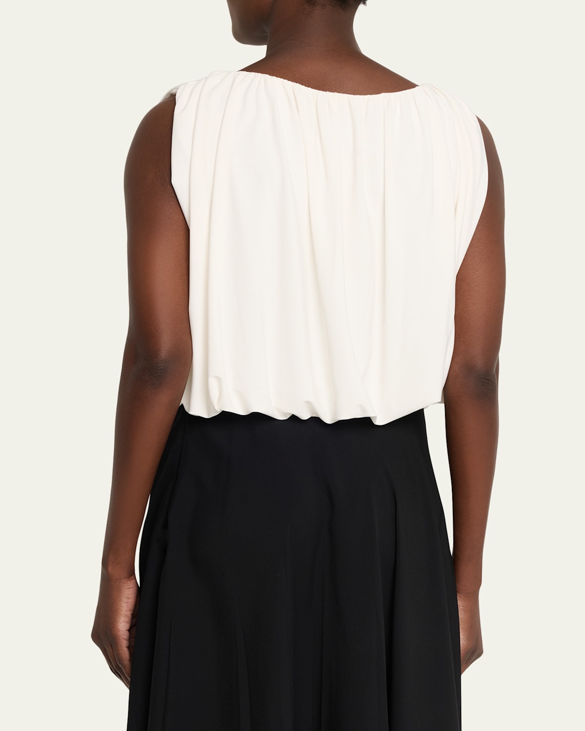 Sleeveless Bubble Top