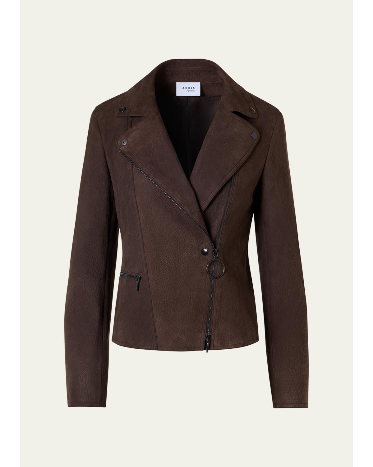 Suede Motorbike Jacket