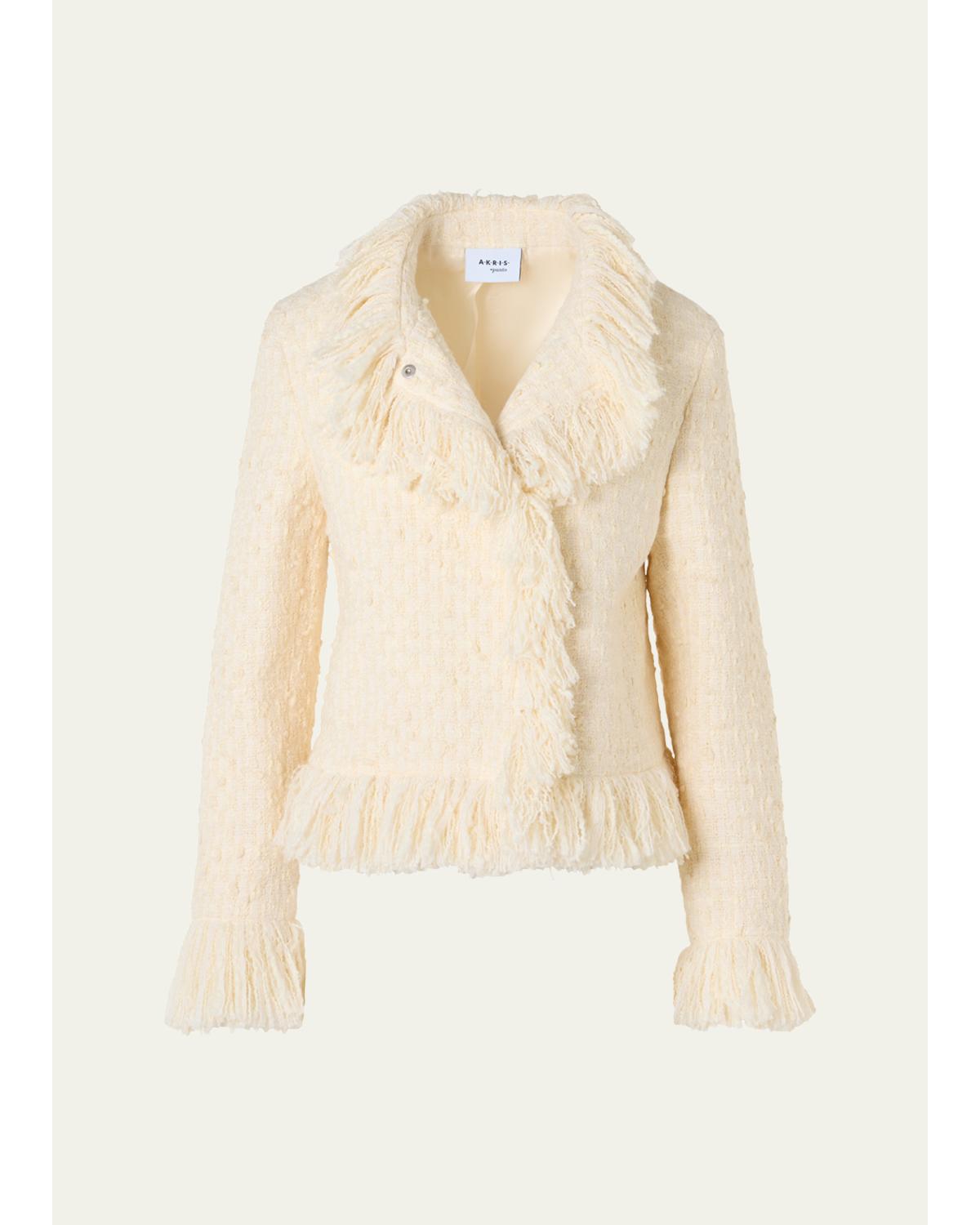 Bouclé Tweed Wool-Blend Jacket