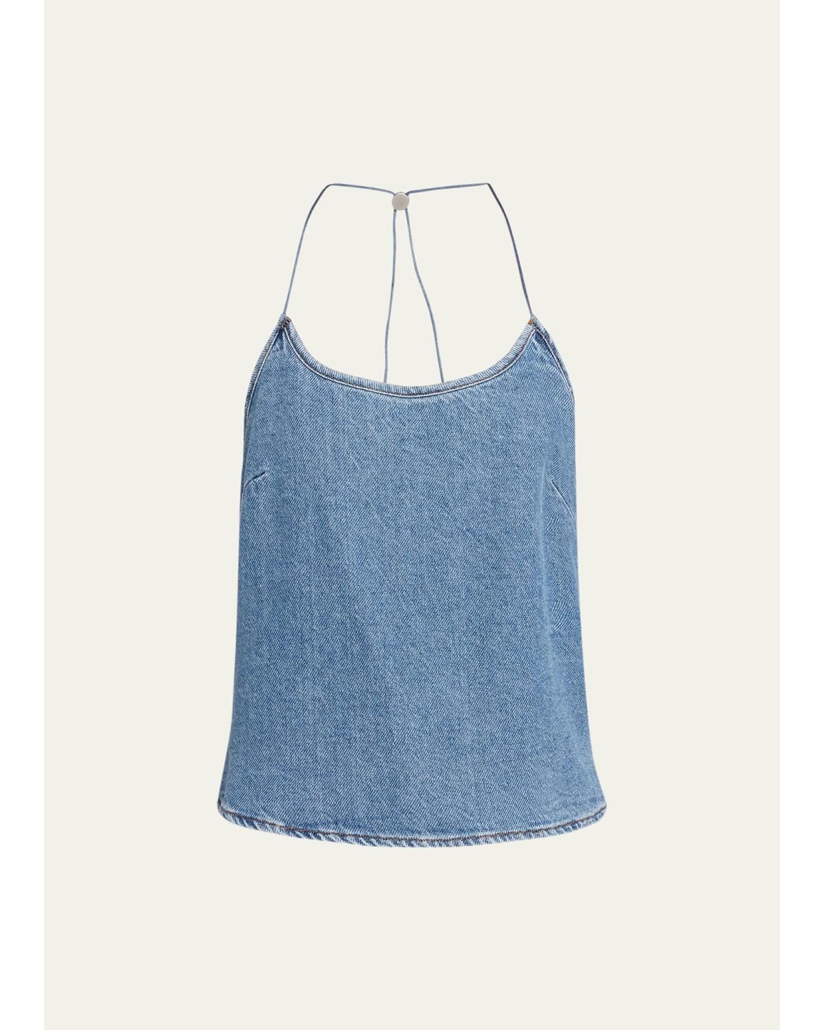 Toggle Halter Tank Top