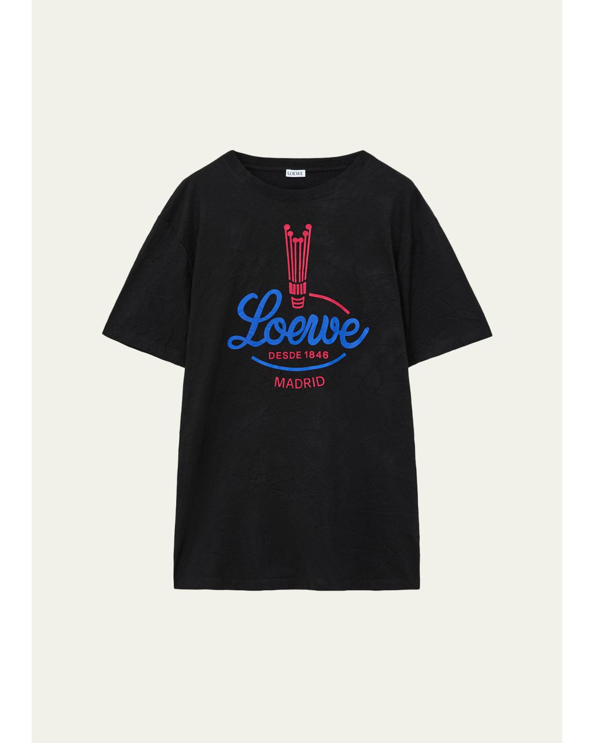 Logo-Print Cotton-Blend T-Shirt