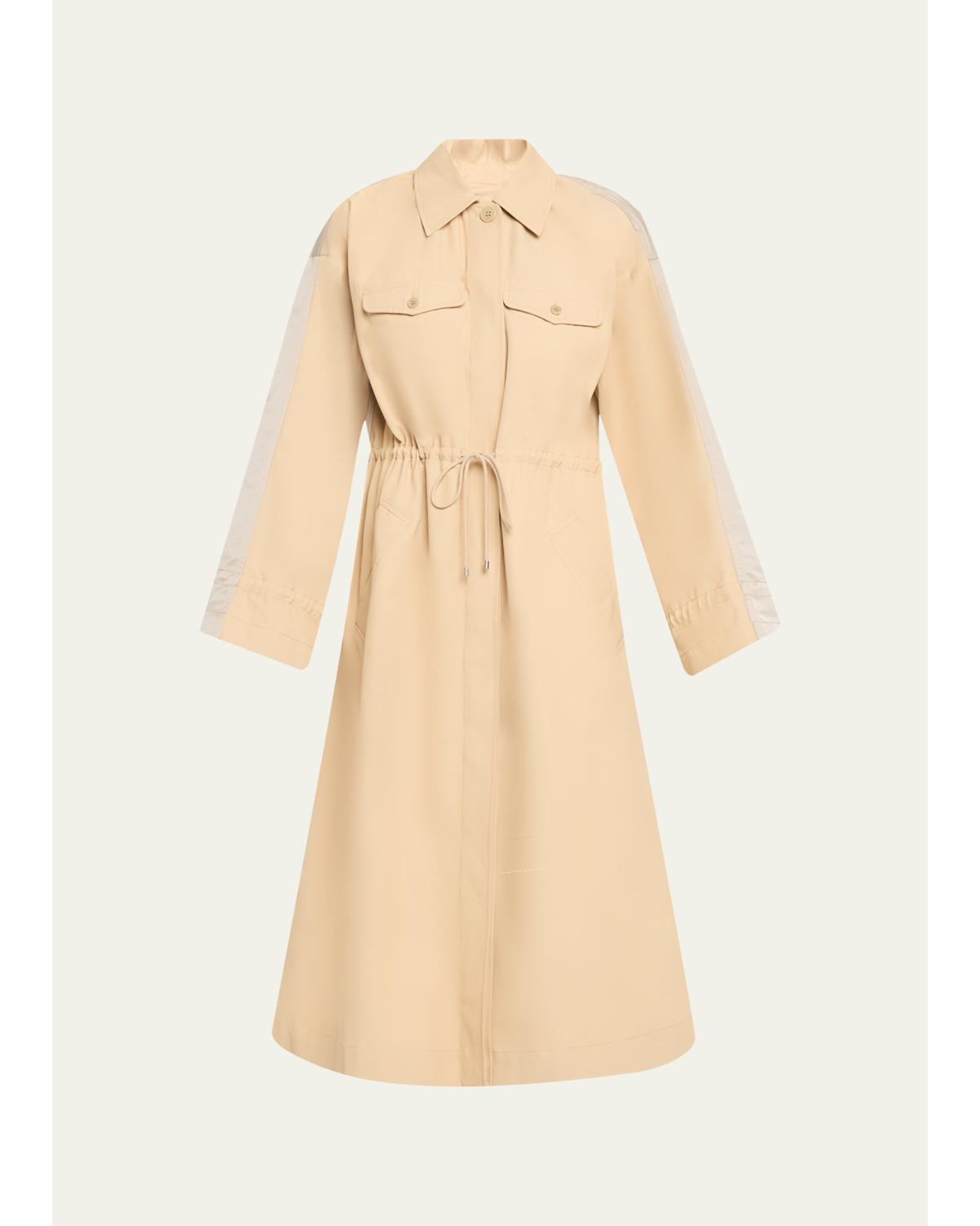 Combo Blouson Trench Coat