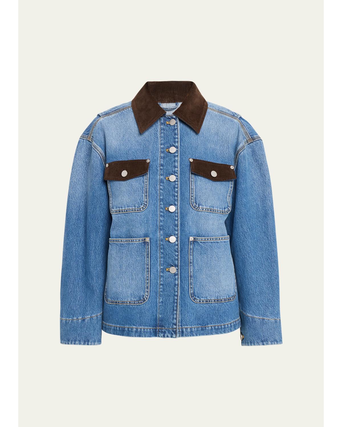 Denim & Corduroy Chore Jacket