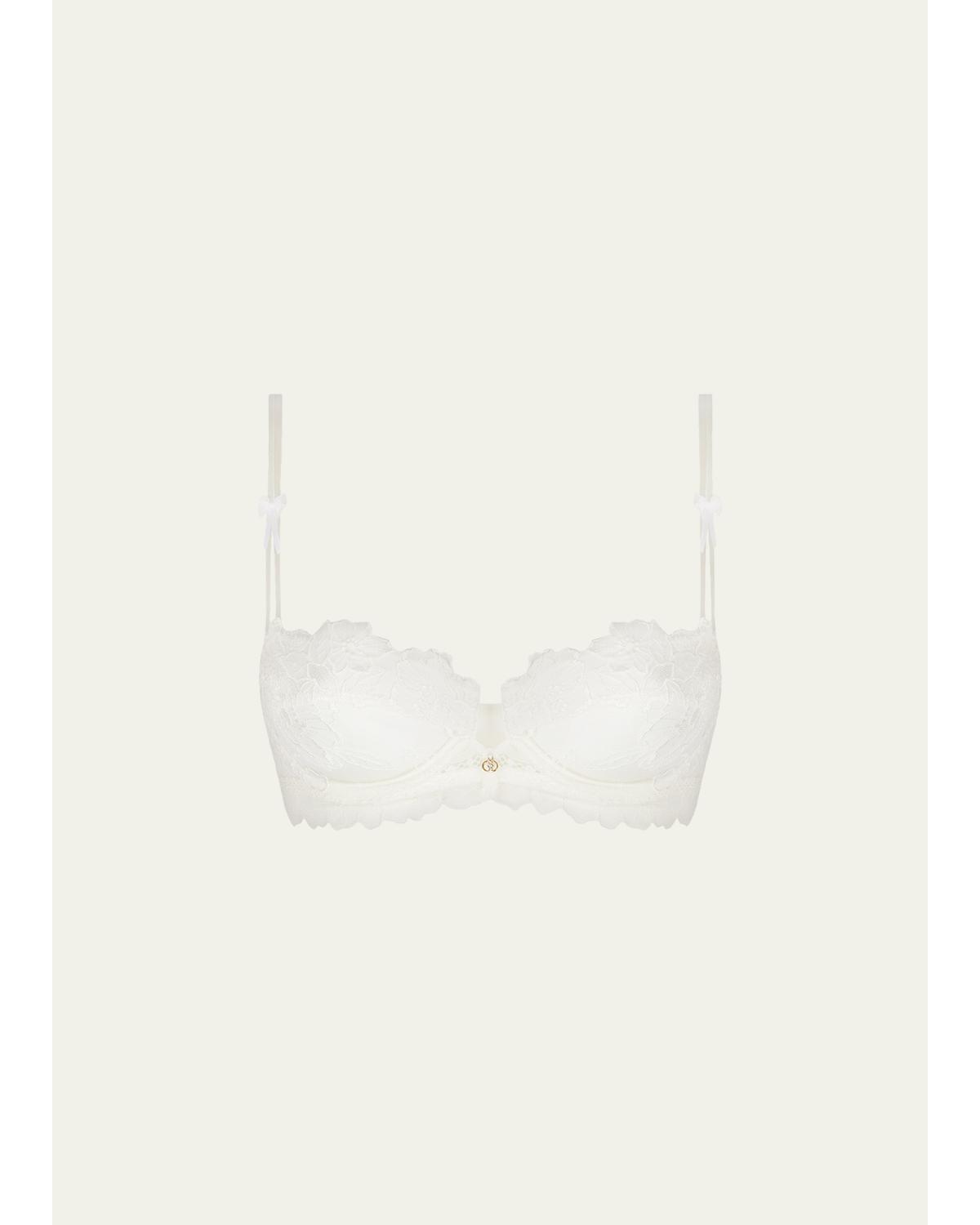 Sublime Organza Embroidered Demi Bra