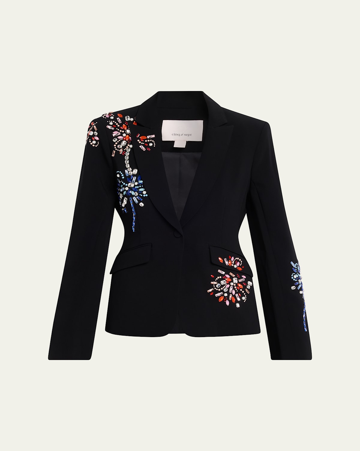 Cinq À Sept Kendall Twilight Spark Jacket In Black